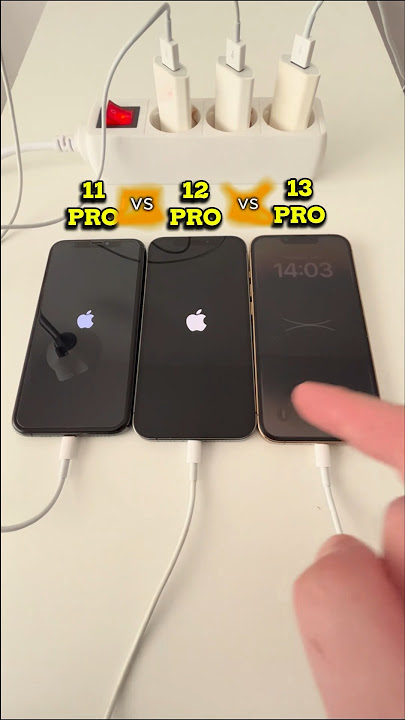iPhone 11 Pro VS 12 Pro VS 13 Pro Power On Speed Test