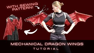 How to make Mechanical Dragon Wings - Tutorial by Chimera Wings