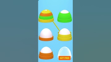 Cozy knitting: Color Sort Game #youtubeshorts #cozy  #bestshorts