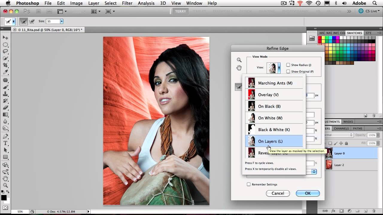 How to Remove An Image From The Background in Photoshop CS5 - YouTube