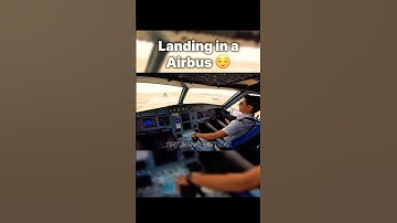 Landing in a Airbus vs a Boeing plane 🤯 #aviation #avgeek #thataviationspoiler #wow #airbus #boeing