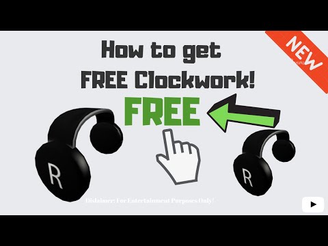 How To Get Free Clockwork Headphones In Roblox Cheatsonrbx Youtube - clockworks headphones roblox