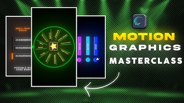 Motion GRAPHICS Editing in mobile Like PC  [Part 1]