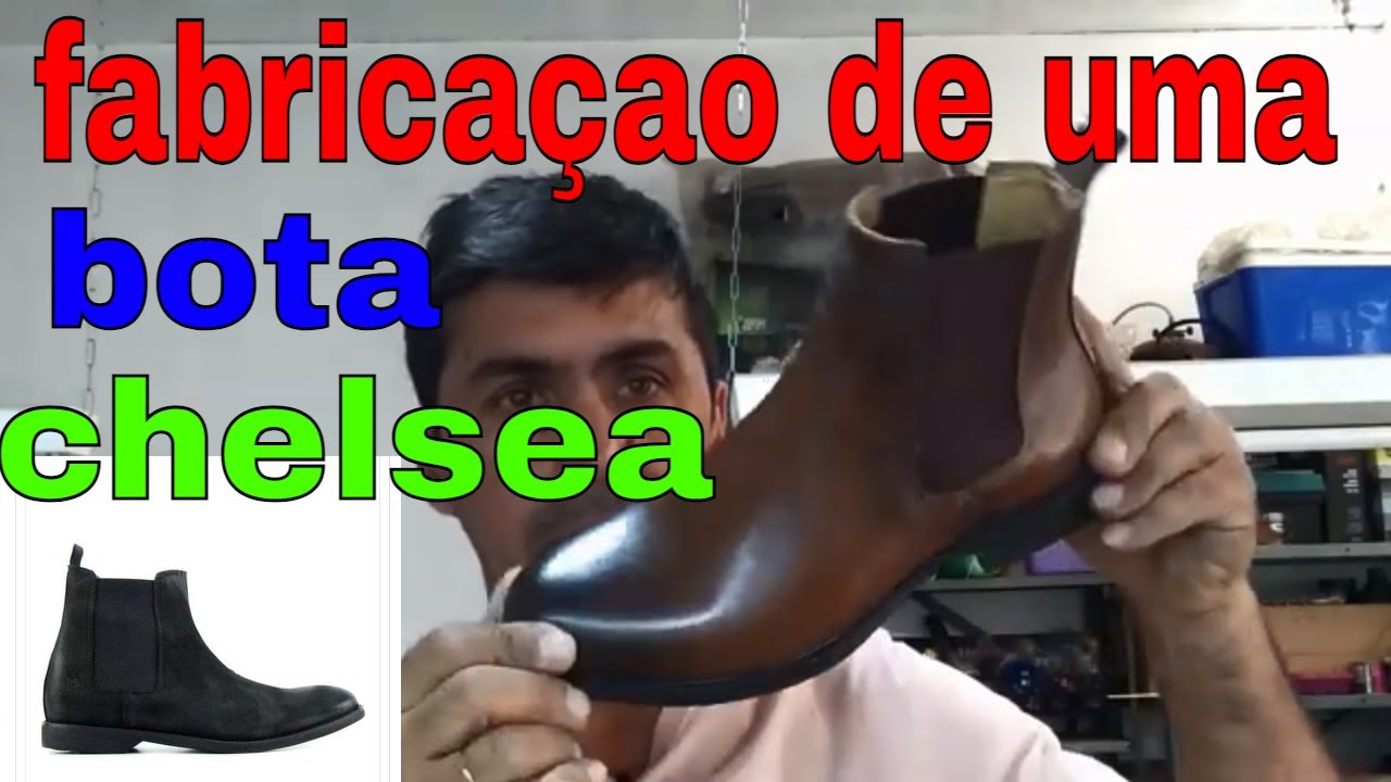 [chelsea boots]modelagem de calçados finalizando bota chelsea