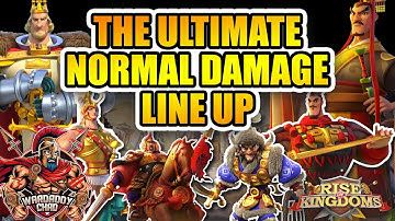 The Ultimate Normal Damage Line Up: All Smite, Combo & Enhancers - Rise of Kingdoms