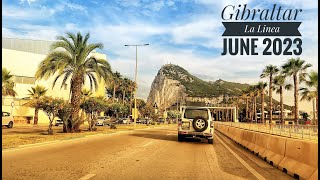 [HDR][4K] Entering Gibraltar via the new tunnel 20.06.2023