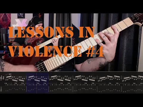 Lessons In Violence #4 | Alternate Picking Over Multiple Strings | Metal Guitar Lesson