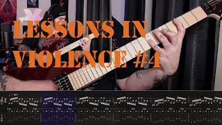 Lessons In Violence #4 | Alternate Picking Over Multiple Strings | Metal Guitar Lesson