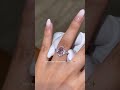 PINK + SHIELD CUT: The 2026 Dream Duo 🛡️🌸 #caratdiamonds #vintageengagementring