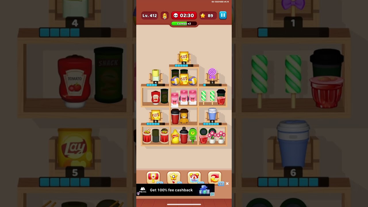 Goods Sorting Match 3 | Level 412 | NO BOOSTERS 