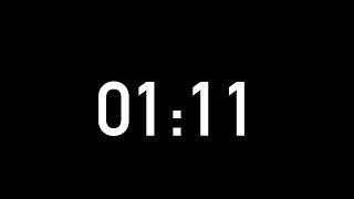 1 minute 23 seconds countdown timer without alarm