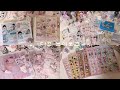 韓国シール購入品・新しいバインダー・手帳デコ⋆౨ৎ˚⟡.• 스티커하울・새 바인더・다이어리 꾸미기