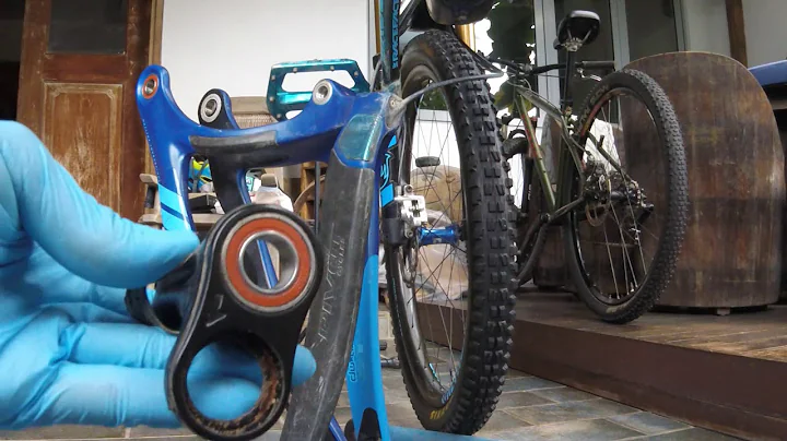 2 minute job - Pivot Mach 5.5 frame bearings change.