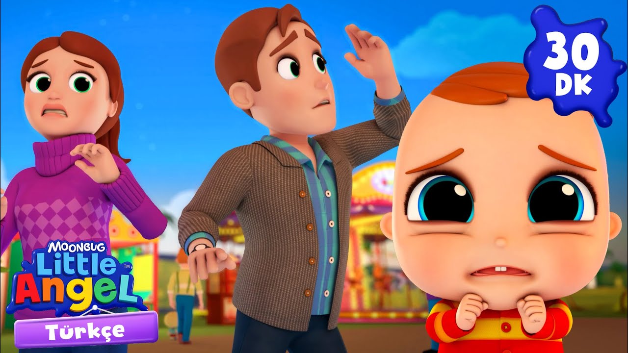 Can Bebek Lunaparkta Kayboldu 😧 | Eğlenceli ve Öğretici Çocuk Şarkıları | Little Angel Türkçe