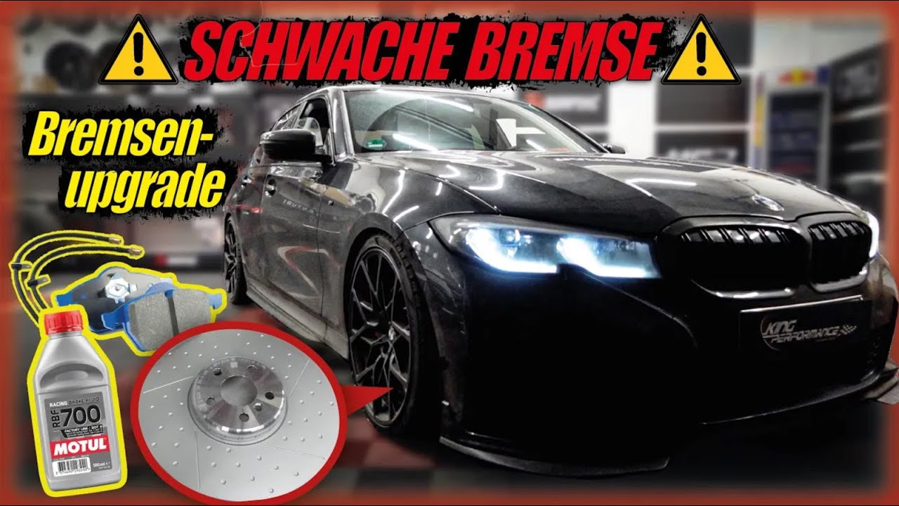 BREMSENUPGRADE mit M-Per Scheiben + EBC Beläge passend für BMW M340i G20 G21 & M440i G22 G23 G26