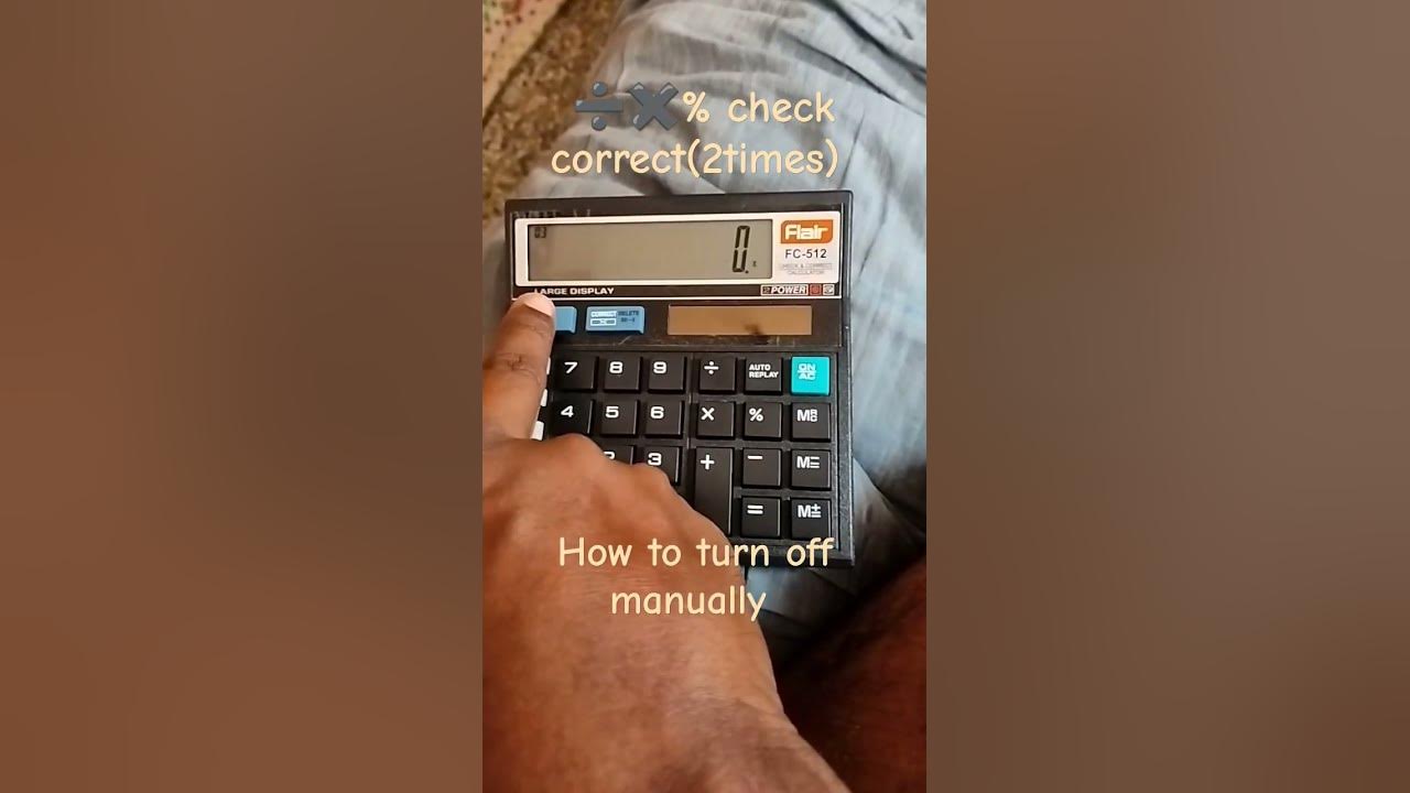 how-to-turn-off-calculator-manually-youtube