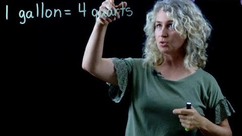 Converting Gallons to Quarts / Quarts to Pints. Customary Conversion.