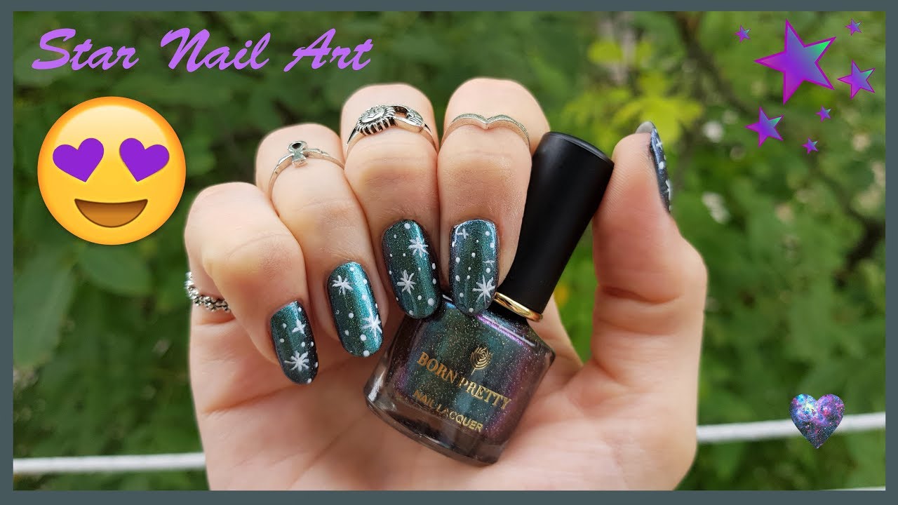 8. Ombre Star Nail Design Tutorial - wide 6