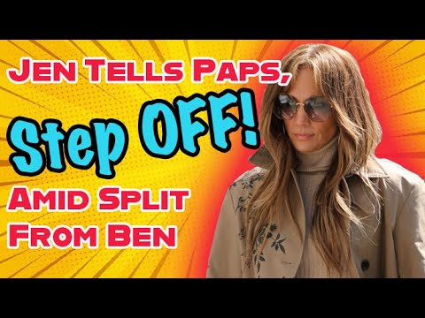 Jennifer Lopez Tells Paps To STEP OFF Amid Split From Ben Affleck
