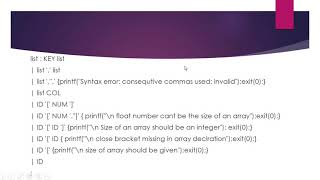 Compiler Design  Lex and Yacc Programming Tutorial To Recognize declarative statements in Compiler D