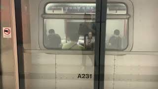 [上完小組準備去剪頭髮就好彩兩邊都係紅M車]MTR TWL M Train A217/A184駛入 + 駛離2號月台 & A231/A246駛入 + 駛離荔枝角1號月台