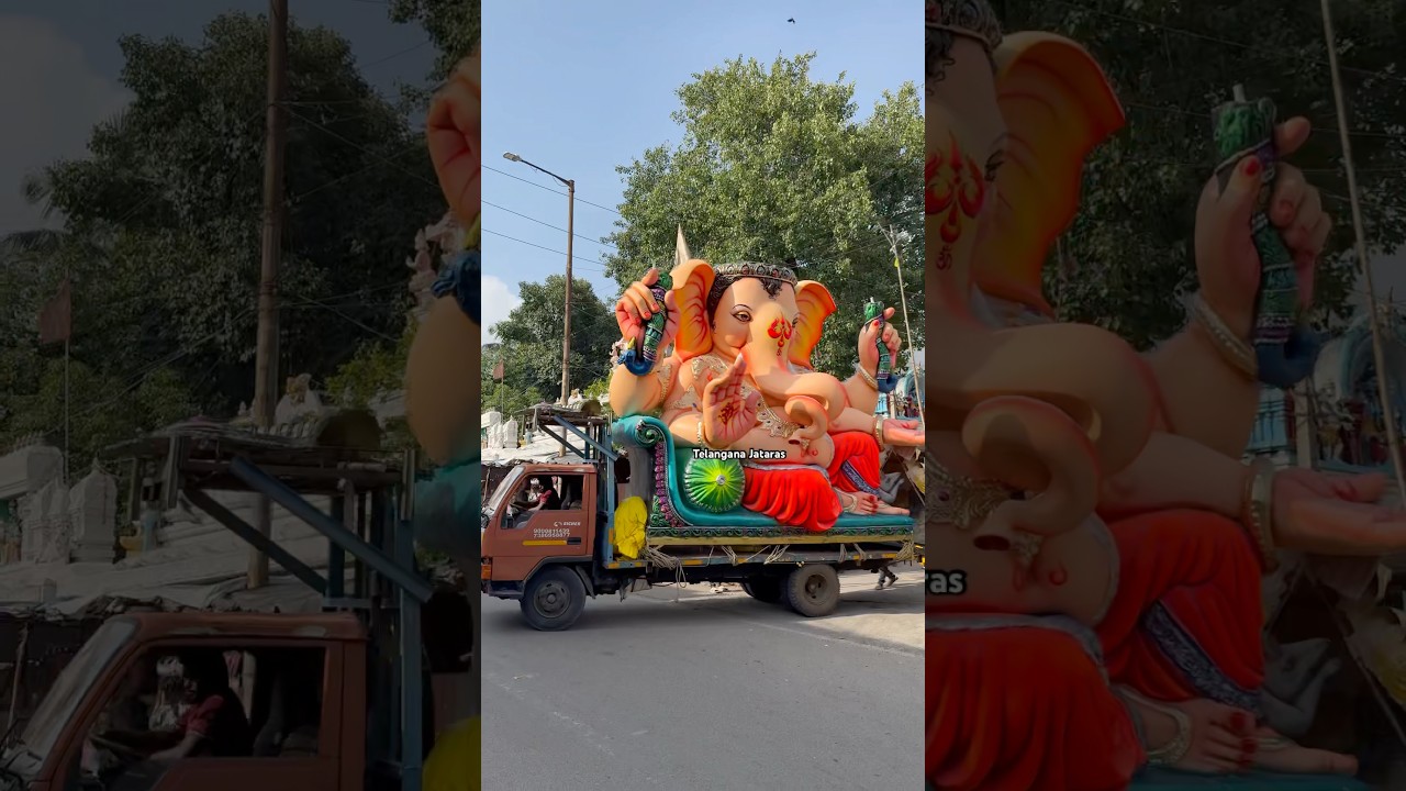 Balapur Ganesh aagman 2025 | Ganesh Idol Transporting at Dhoolpet 
