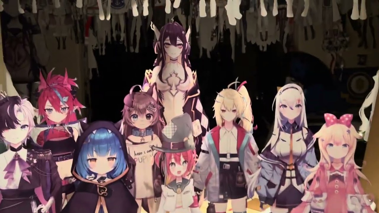 I turned all of Idol corps talents into life size cutouts.