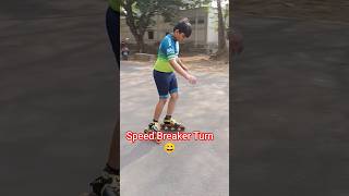 Skating Over Speed Breaker Turn । Mastering the Speed Breaker Turn (Skating) । akshat