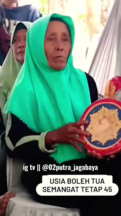 IBU INI SEMANGAT MEMAINKAN REBANA QOSIDAH | SYAIR PENGANTIN BARU