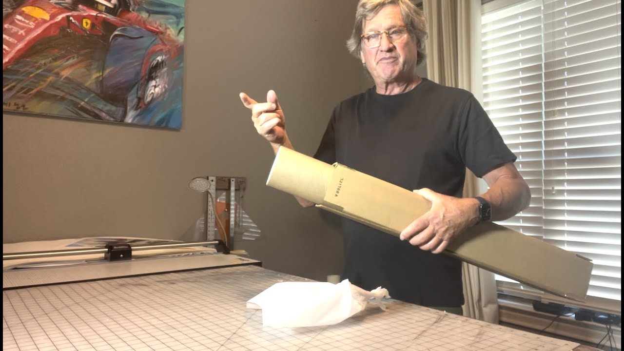 How I pack paper prints (giclees) and how to keep them perfect