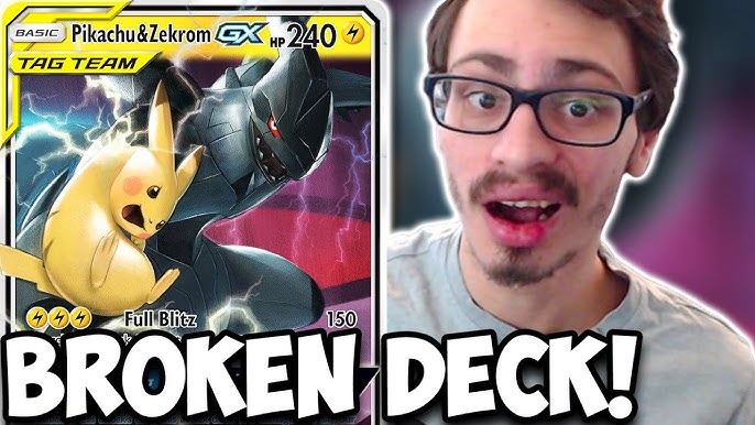 Pokemon Trading Card Game Pikachu & Zekrom GX League Battle Deck 