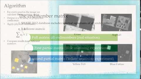 hyperspectral unmixing