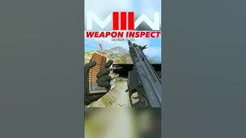 Weapon inspect Animations from Modern Warfare 3 #callofduty #modernwarfare3