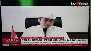 Pernyataan Arya Wedakarna terkait Penolakan Ustadz Abdul Somad LC,MA di Bali