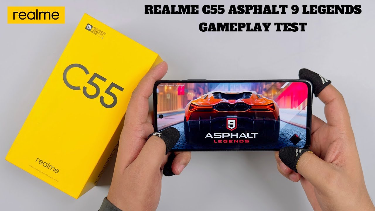 REALME C55 ASPHALT 9 GAMEPLAY TEST | NEW CAR RACING GAME | 2023 | PART ...