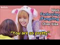 Lisa being admired by everyone (including other idols)