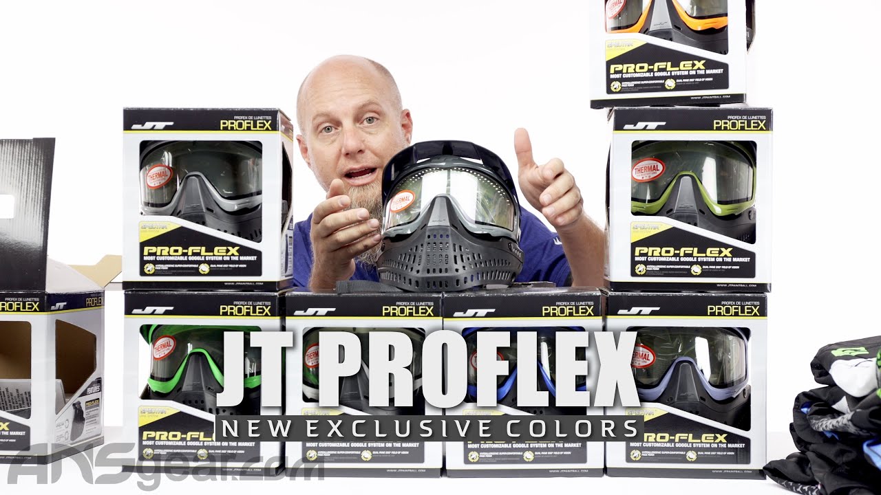 JT Proflex Paintball Mask - New Exclusive Colors