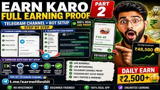 EarnKaro Affiliate Marketing Part 2 | Telegram Bot + Channel Setup