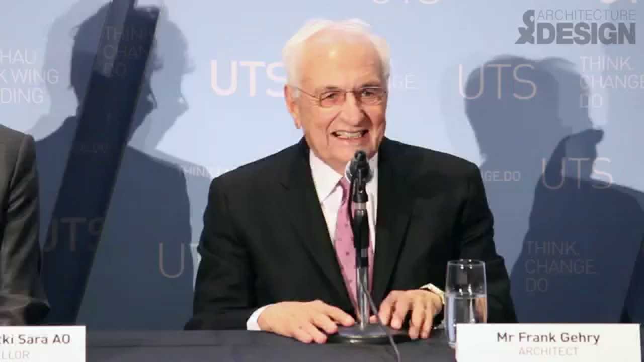 Frank Gehry on 'the brown paper bag' - Dr Chau Chak Wing Building UTS Official Opening - YouTube