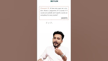 Plus One Commerce - Maths | Permutations And Combinations | Xylem Plus One Commerce