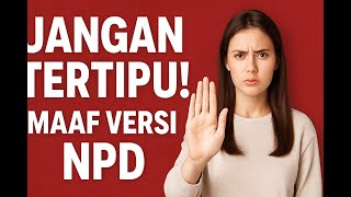 NPD MINTA MAAF? Jangan Tertipu!! Itu Hanya Strategi Manipulasi!