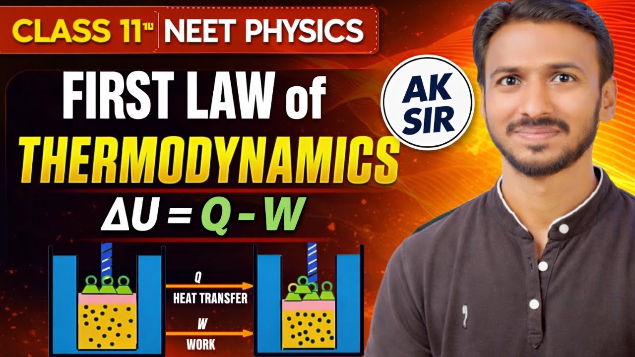 Thermodynamics Explained from Zero 🚀 | Class 11 Physics | NEET | AK Sir