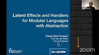 Celebrity [PEPM 2021] Latent Effects and Handlers + Automatic Differentiation via Effects and Handlers Profile