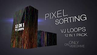 Famous Pixel Sorting VJ Loops Pack Net Worth