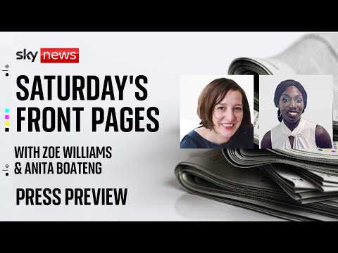 Press Preview: Saturday's papers