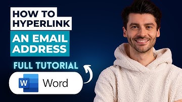 How to Hyperlink an Email Address in Microsoft Word Web [2025 Guide]