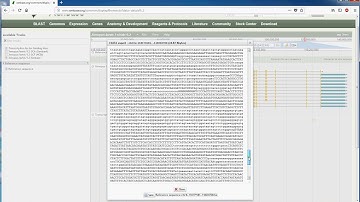 Xenbase JBrowse tutorial: saving track data for a genomic region of interest