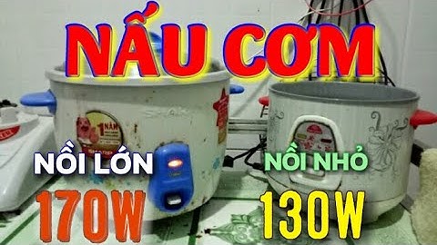 Nối cơn Sharp 1,8 lít tốn bao nhiêu điện? Nấu cơm nồi lớn tốn bao nhiêu điện? | 5 PHÚT MẸO VẶT
