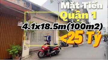 Nhà 2 Mặt Tiền Đường Đinh Công Tráng, P.Tân Định, Quận 1, 100m2, 2X Tỷ