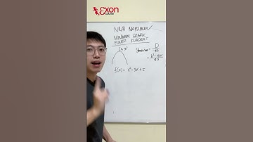 CARA TENTUKAN NILAI MAKSIMUM/MINIMUM FUNGSI KUADRAT #short #matematika